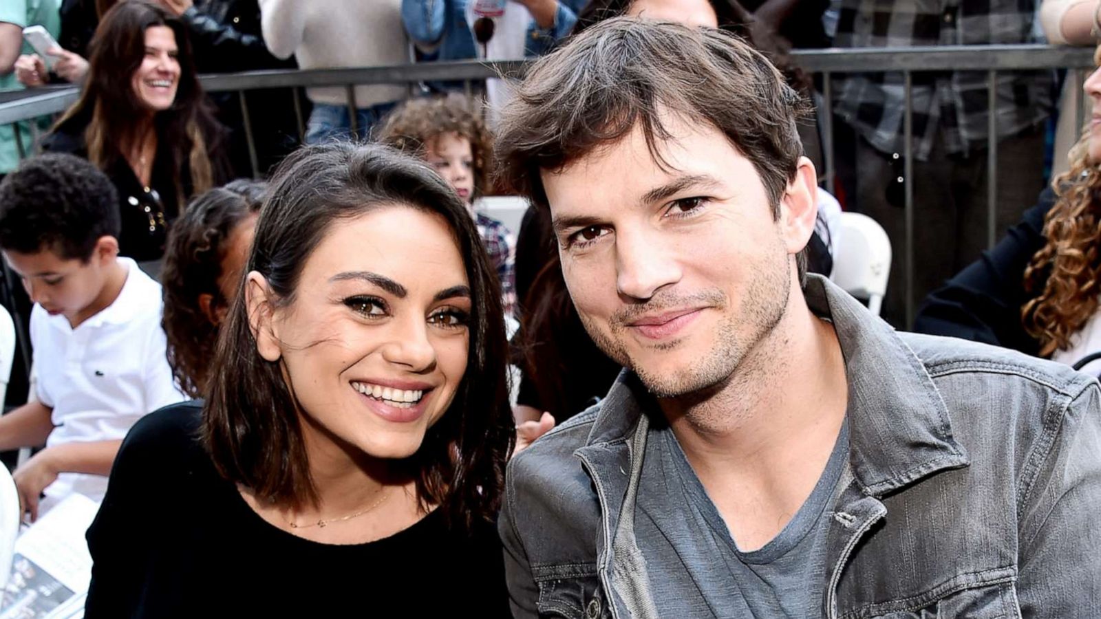 PHOTO: Mila Kunis and Ashton Kutcher attend an event on May 3, 2018, in Hollywood, Calif.