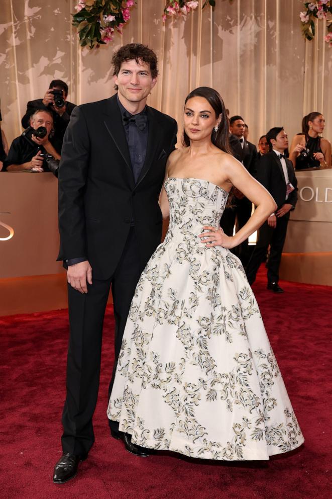 PHOTO: Ashton Kutcher and Mila Kunis attend the 83rd Annual Golden Globe Awards at The Beverly Hilton on January 11, 2026 in Beverly Hills, California.