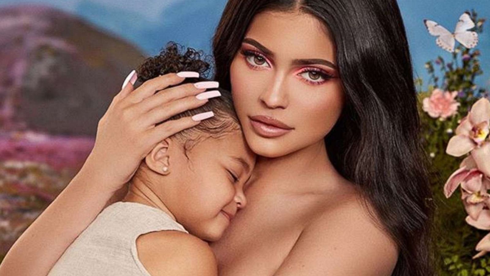 PHOTO: Kylie Jenner and her daughter appear in a photo posted to the Kylie Cosmetics Instagram account on Jan. 19, 2020, with the announcement of the Stormi Collection, launching on Feb. 1.