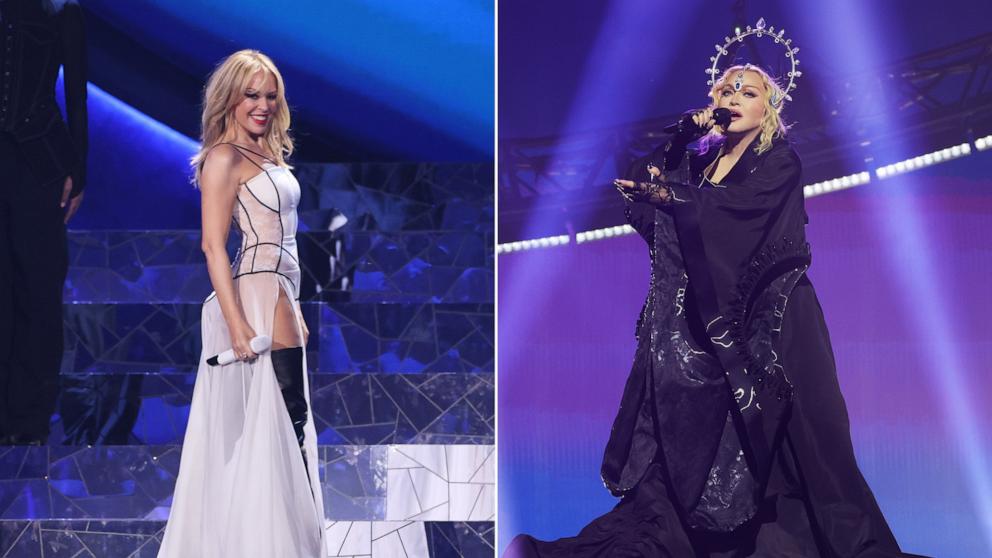 VIDEO: Pop legends Madonna, Kylie Minogue perform together for the 1st time