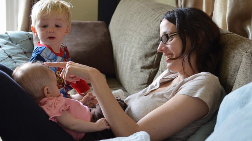 PHOTO: Dr. Stephanie Canale, founder of Lactation Lab, is pictured with her two children.