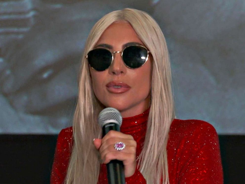 PHOTO: Lady Gaga surprised hundreds of little monsters on Oct. 3, 2018 prior to a viewing of her film, A Star Is Born.