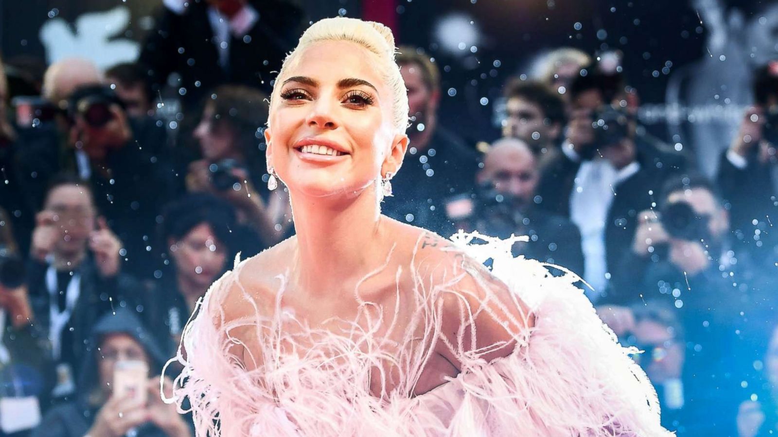 PHOTO: Lady Gaga arrives for the premiere of the film "A Star is Born" during the 75th Venice Film Festival on Aug. 31, 2018 in Venice, Italy.