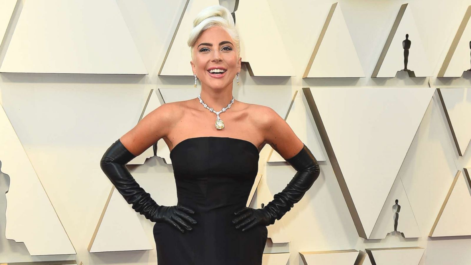 PHOTO: Lady Gaga arrives at the Oscars, Feb. 24, 2019, at the Dolby Theatre in Los Angeles.