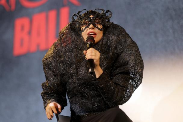 Lady Gaga hits the red carpet in head-turning car part ensemble