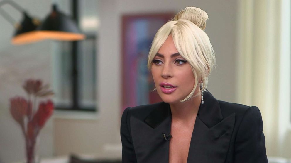 PHOTO: Lady Gaga speaks about her role alongside Bradley Cooper in "A Star is Born," on "Good Morning America."