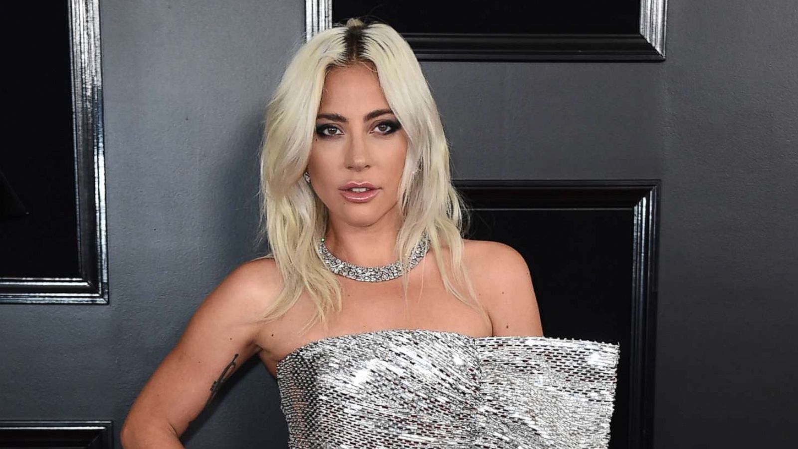 PHOTO: Lady Gaga arrives at the 61st annual Grammy Awards at the Staples Center, Feb. 10, 2019, in Los Angeles.