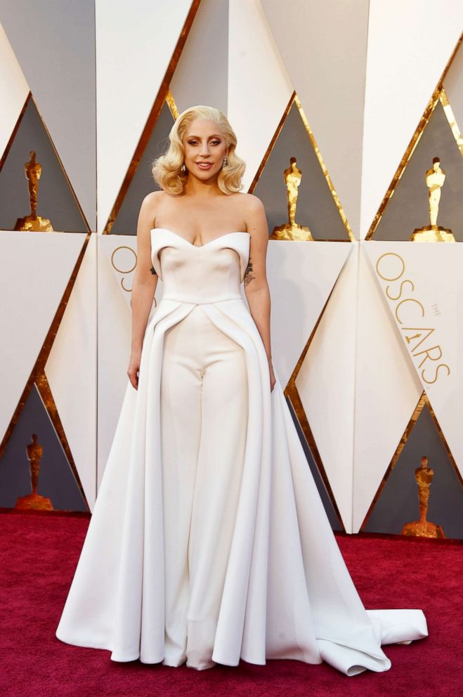 PHOTO: Recording artist Lady Gaga attends the 88th annual Academy Awards.