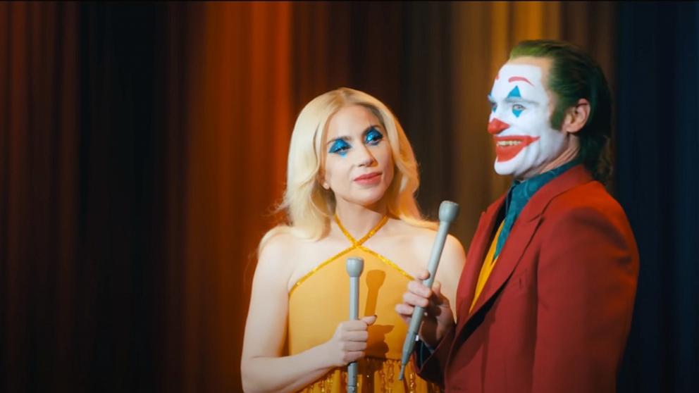 PHOTO: Lady Gaga and Joaquin Phoenix appear in this screengrab from the official trailer for "Joker: Folie A Deux."