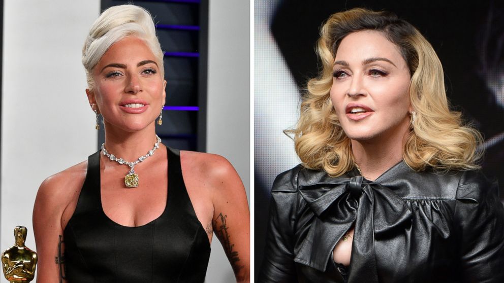 Lady Gaga and Madonna's Oscars after-party picture puts feud rumors to ...