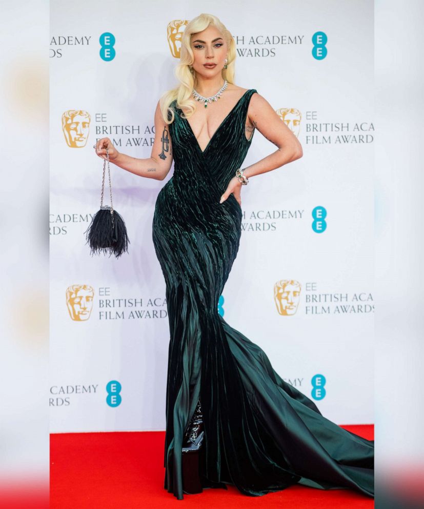 PHOTO: Lady Gaga attends the EE British Academy Film Awards 2022 on March 13, 2022 in London