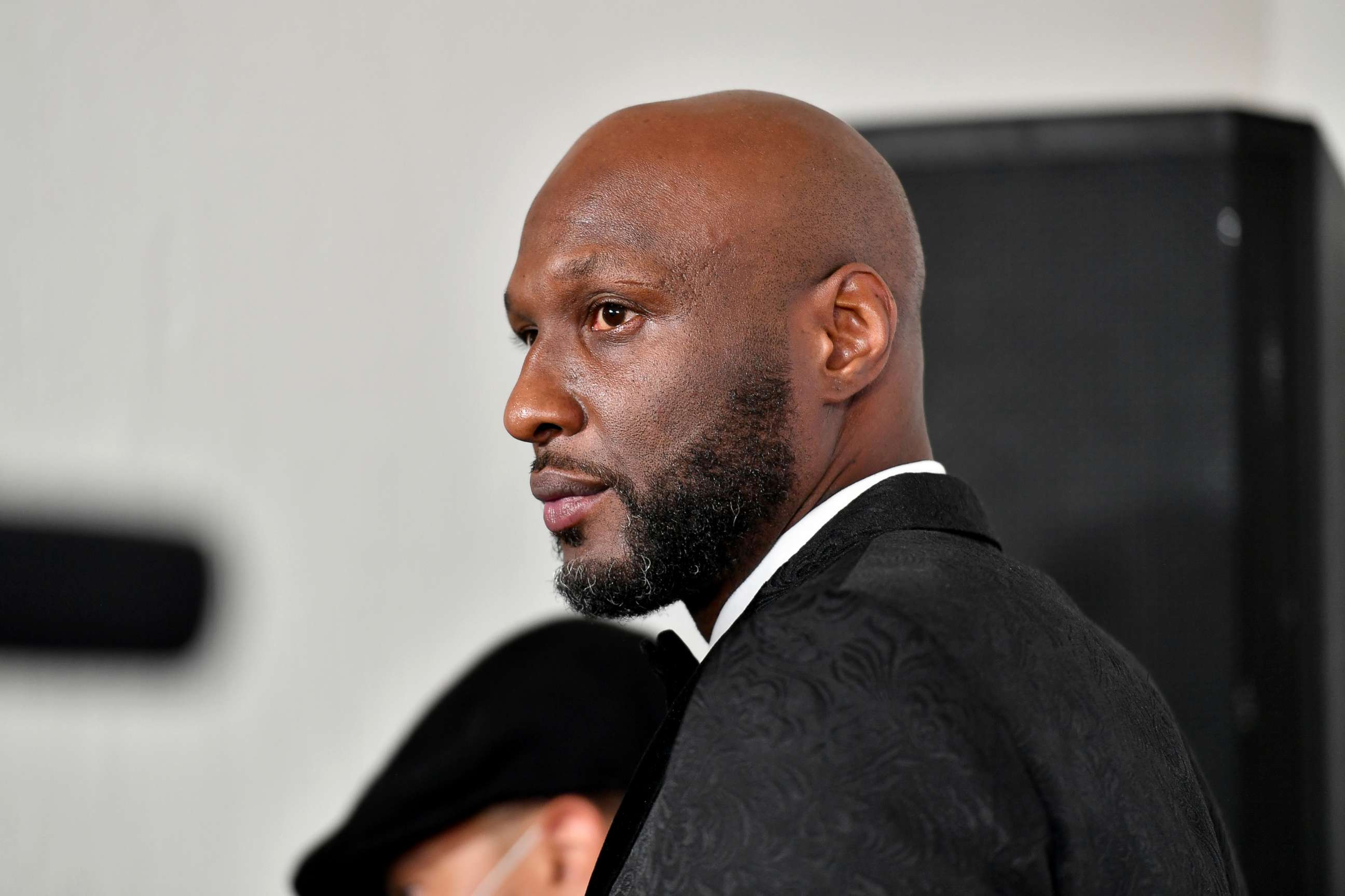 PHOTO: Lamar Odom attends 2020 Retired Player's Ball at the Westside Warehouse, Dec. 4, 2020, in Atlanta.