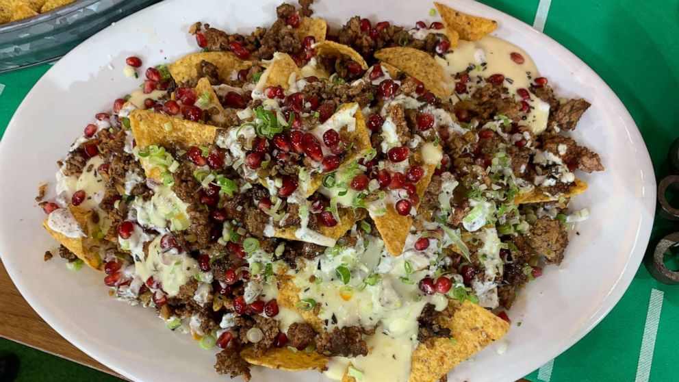 VIDEO: These nachos are game day goals thanks to a cheese fountain