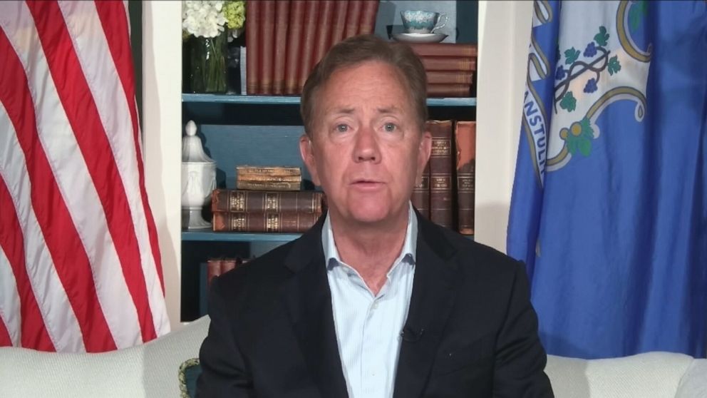 PHOTO: Connecticut Gov. Ned Lamont appears on "Good Morning America," June 25, 2020.