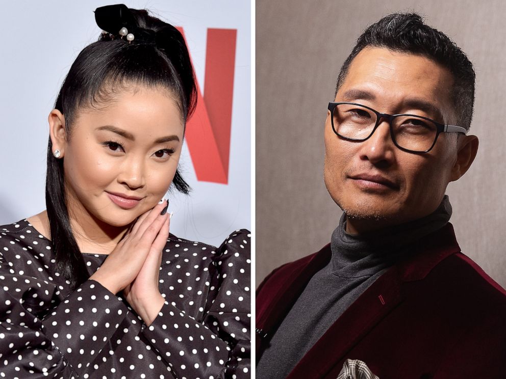 PHOTO: Lana Condor attends a film premiere on Feb. 3, 2020, in California, and Daniel Dae Kim attends an event in Park City, Utah, Jan. 26, 2020.