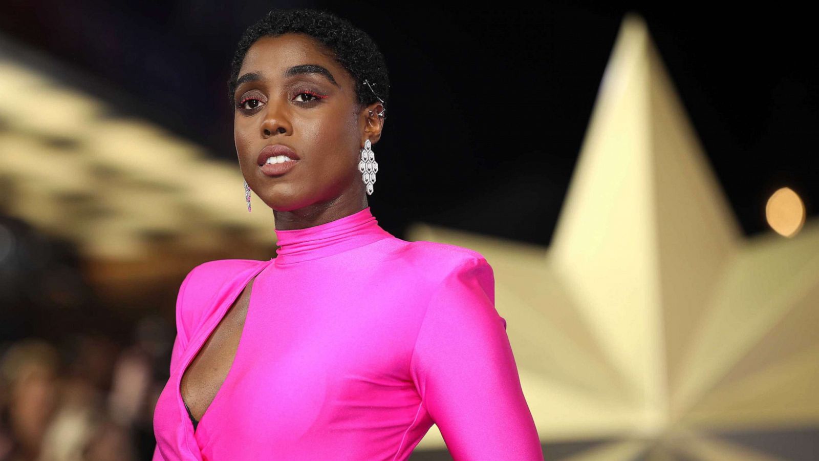 PHOTO: Lashana Lynch attends the "Captain Marvel European Gala" held at The Curzon Mayfair, Feb. 27, 2019, in London.