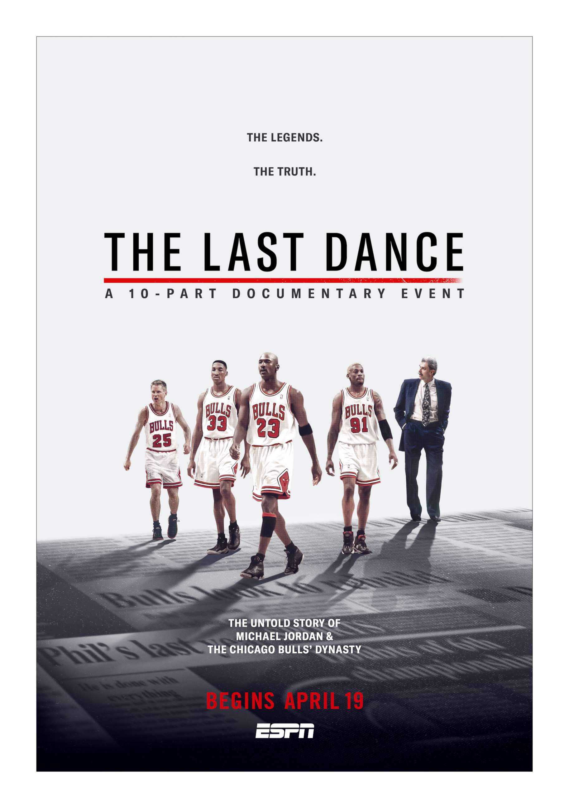PHOTO: The poster of ESPN's documentary film, "The Last Dance."