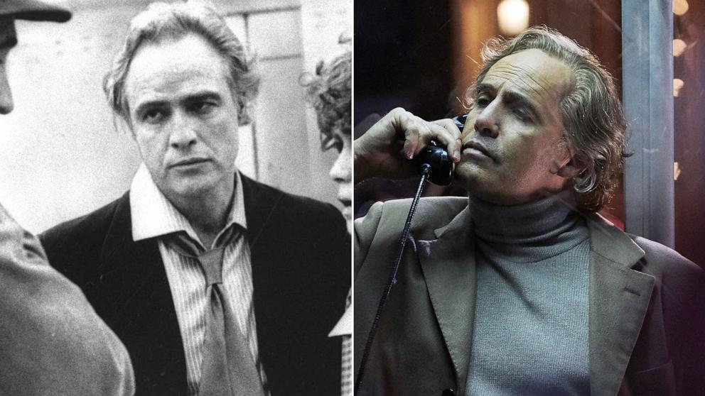 PHOTO: Marlon Brando on the set of "Last Tango in Paris," left, and Billy Zane in the upcoming film "Waltzing with Brando."