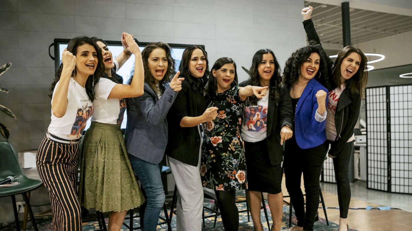 PHOTO: A Latina Equal Pay Day event takes place in Los Angeles, 2019.