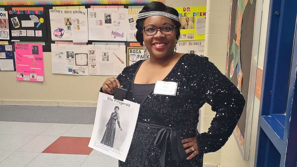 VIDEO: Teacher dressed up as a black leader every day for Black History Month
