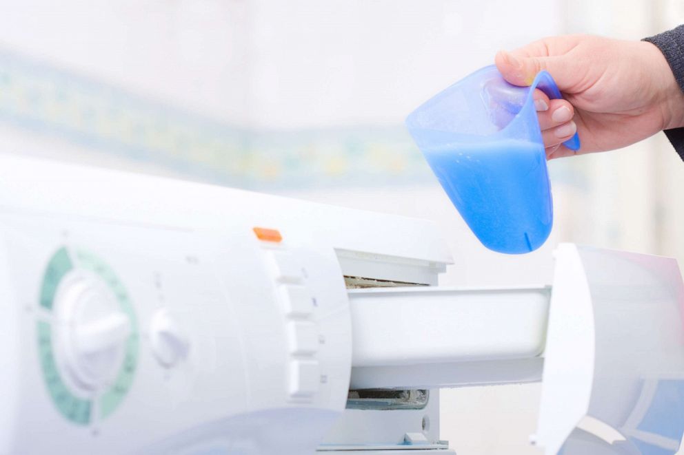 PHOTO: A person pours laundry detergent in this undated stock photo.