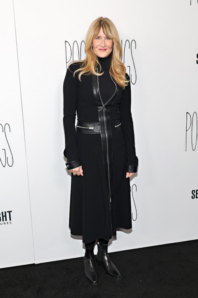 PHOTO: Laura Dern attends the "Poor Things" premiere at DGA Theater on Dec. 6, 2023, in New York.