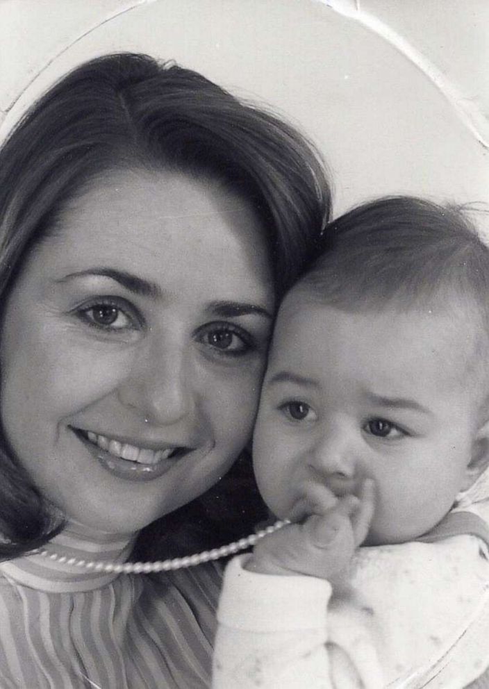 PHOTO: Laura High sits with her mother as a baby.  