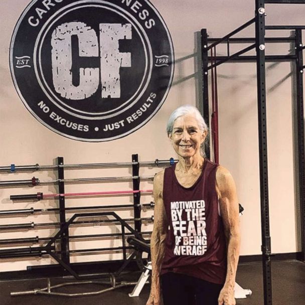 72-year-old woman who does CrossFit daily is serious #workoutgoals