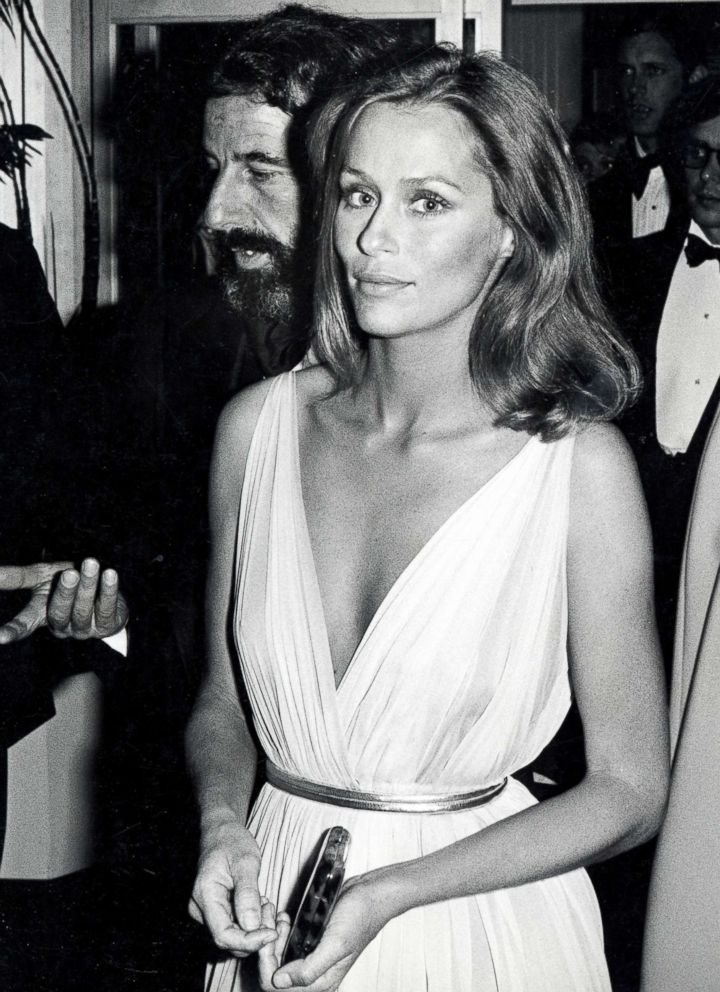 PHOTO: Lauren Hutton attends the 47th annual Academy Awards, April 8, 1975.