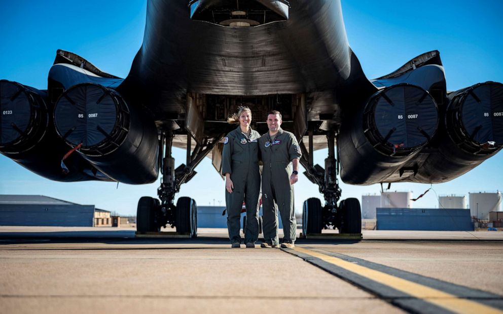 PHOTO: Maj. Lauren Olme recently became one of the first to fly in a supersonic plane while pregnant.