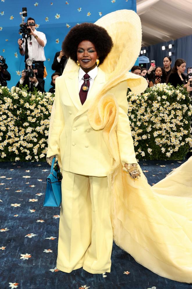 PHOTO: Lauryn Hill attends the 2025 Met Gala Celebrating "Superfine: Tailoring Black Style" at Metropolitan Museum of Art on May 05, 2025 in New York City.