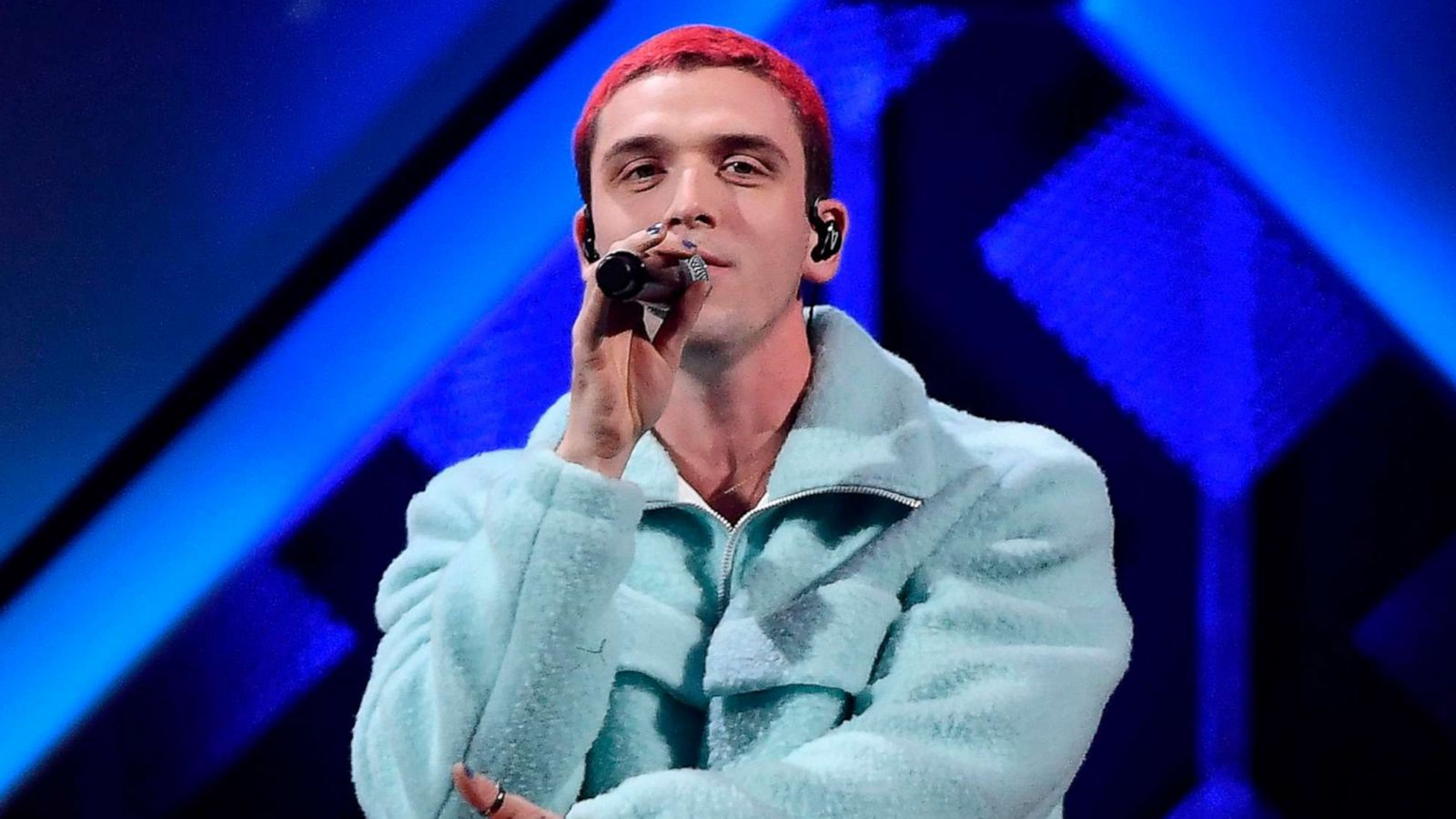 PHOTO: Singer Lauv performs onstage during the Z100's iHeartRadio Jingle Ball 2019 at Madison Square Garden in New York on Dec. 13, 2019.