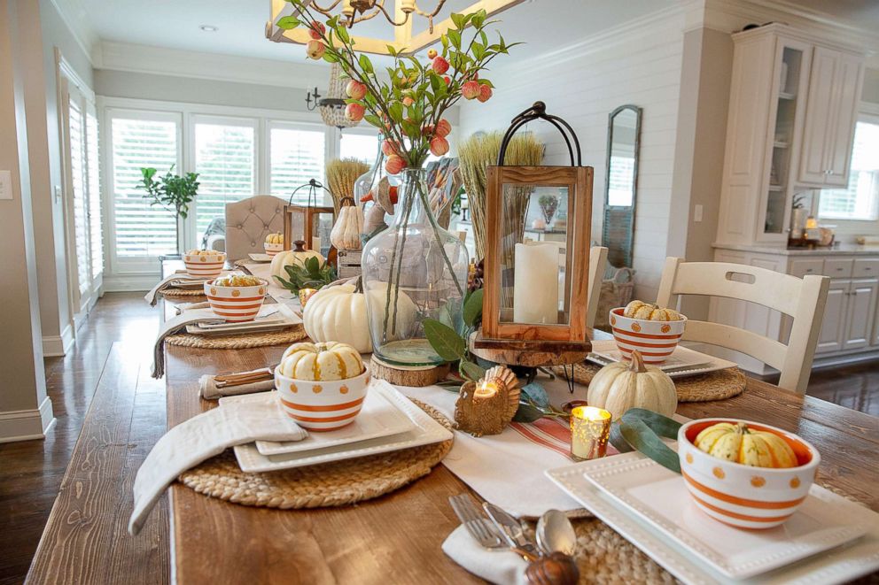 PHOTO: Recreate this bright and modern look on your table this Thanksgiving.