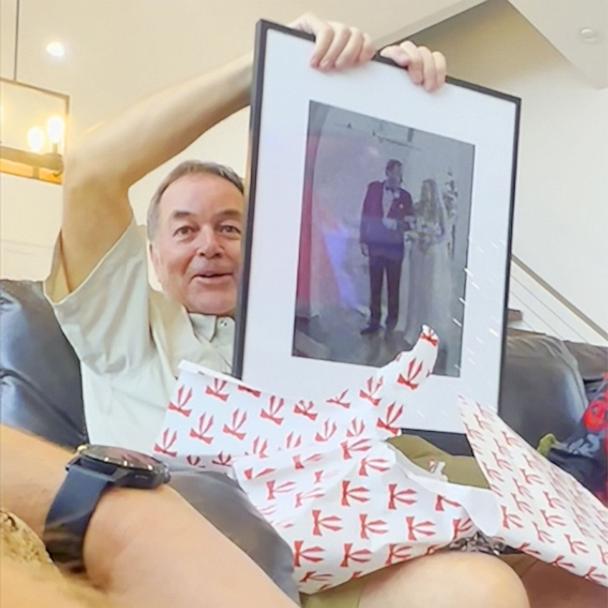 Daughter gifts dad an image composed of daily text messages to his kids