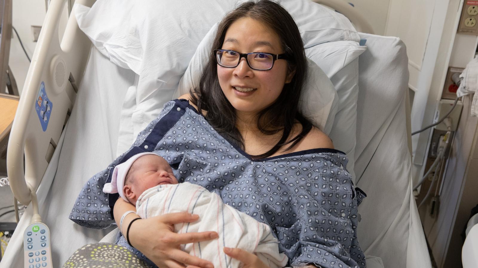 PHOTO: Dr. Kai Sun, whose birthday falls on Leap Day, gave birth to a daughter named Chloe, on Feb. 29, 2024, also a Leap Day.