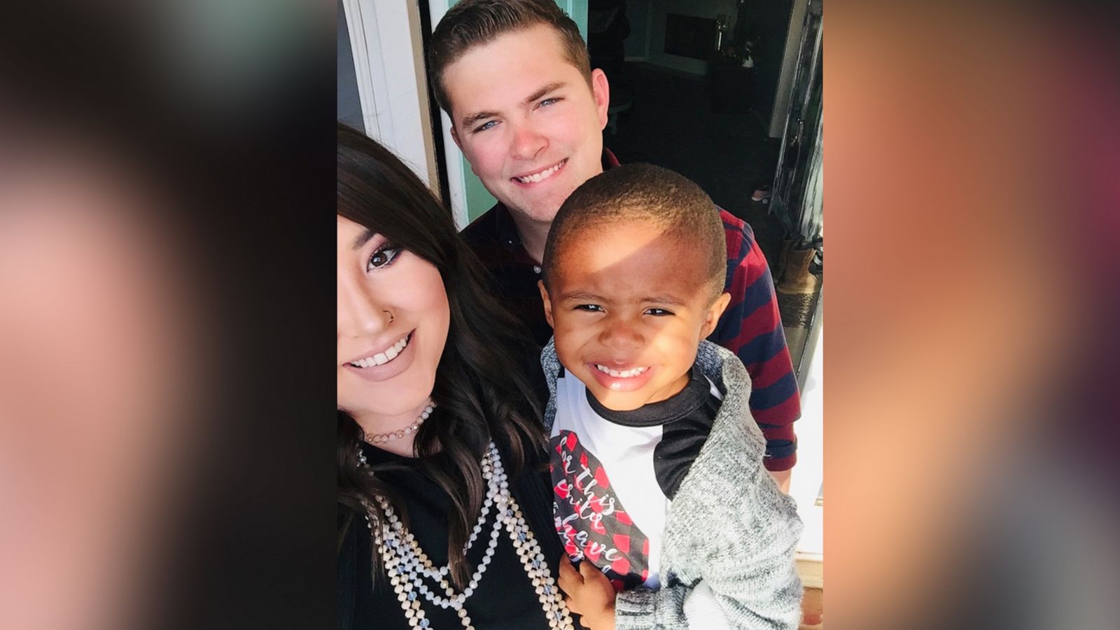 PHOTO: Madison Bacon pictured with husband, Ben Bacon, and son, Abel, at an unknown date, in Lubbock, TX.