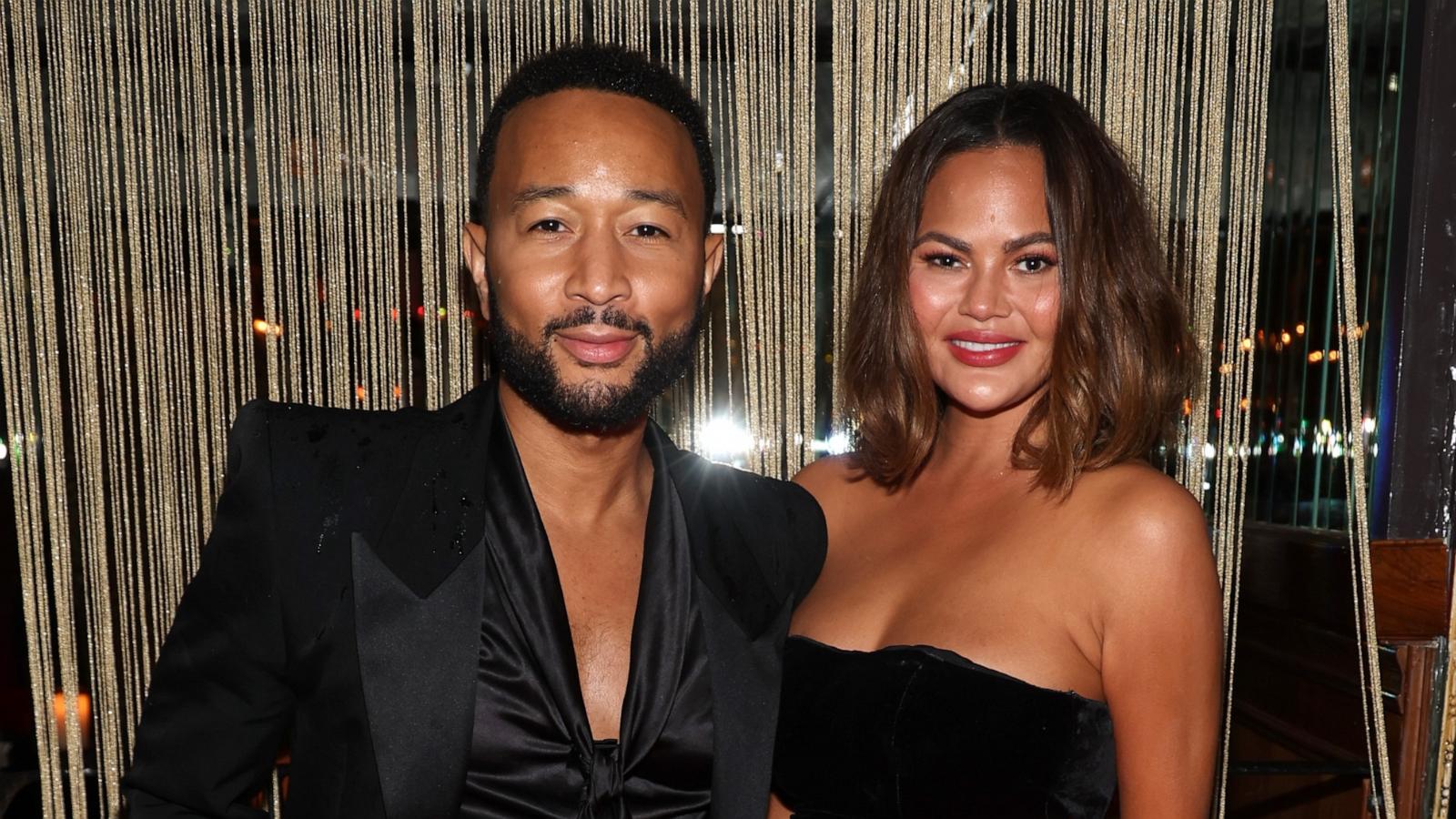 PHOTO: John Legend and Chrissy Teigen attends W Magazine, Mark Ronson, and Gucci's Grammy After-Party, Feb. 4, 2024, in Los Angeles.