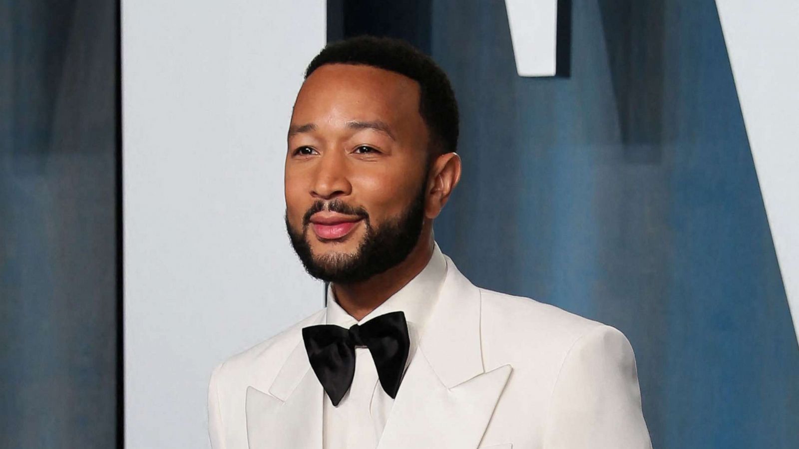 PHOTO: John Legend arrives at the Vanity Fair Oscar party during the 94th Academy Awards in Beverly Hills, Calif., March 27, 2022.