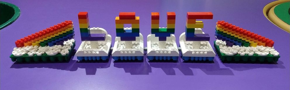 PHOTO: This mini Pride Parade is being soffered at the LEGOLAND Discovery Center Westchester.