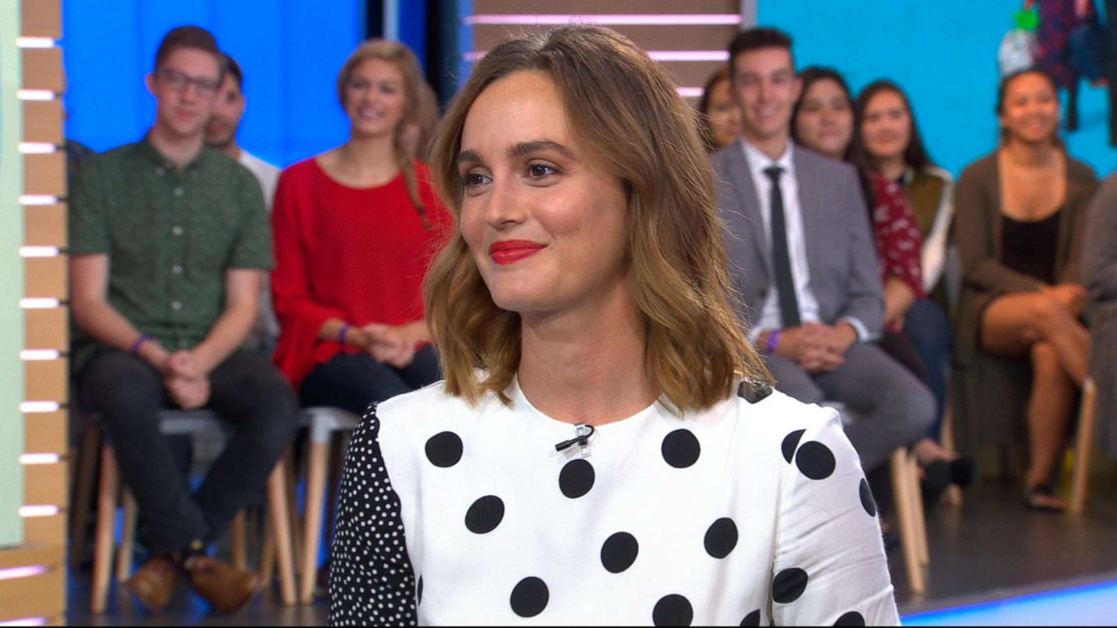 PHOTO: Leighton Meester appeared on "Good Morning America," Sept. 25, 2018, to chat about her new television series, "Single Parents," airing on ABC.