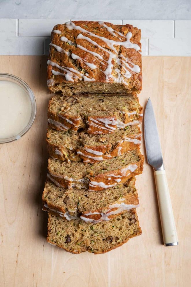 PHOTO: Lemon zucchini bread with lemon glaze.