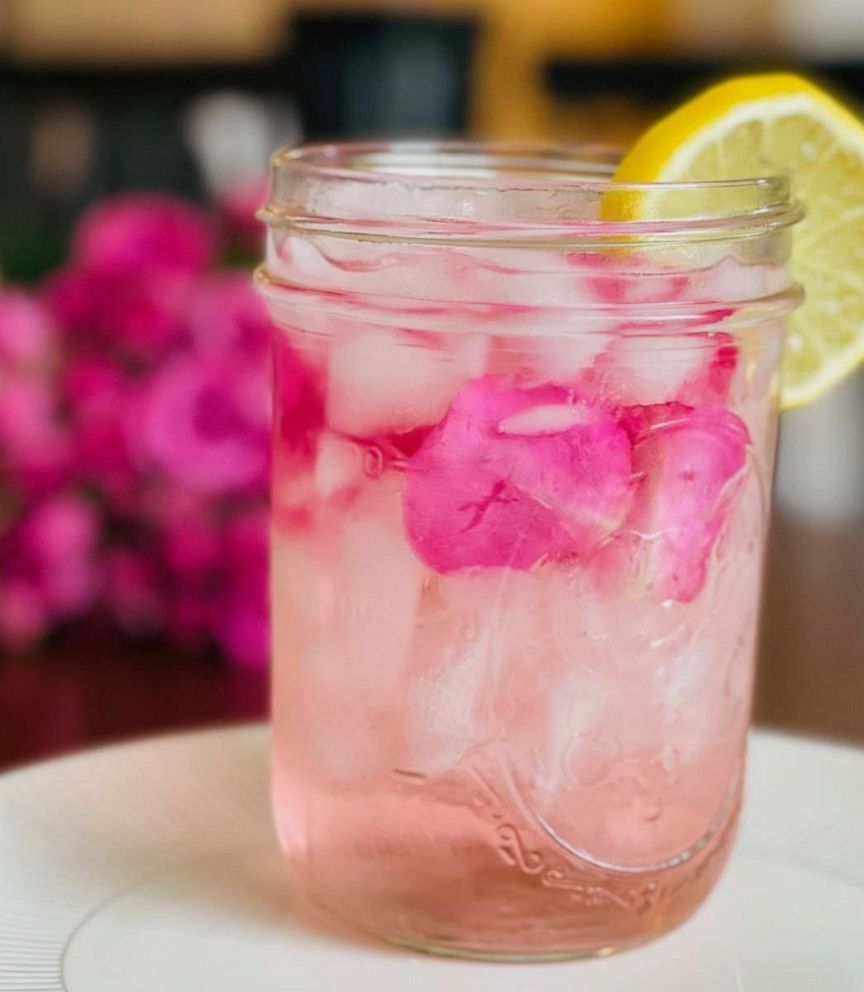 PHOTO: Rosewater and grapefruit lemonade.