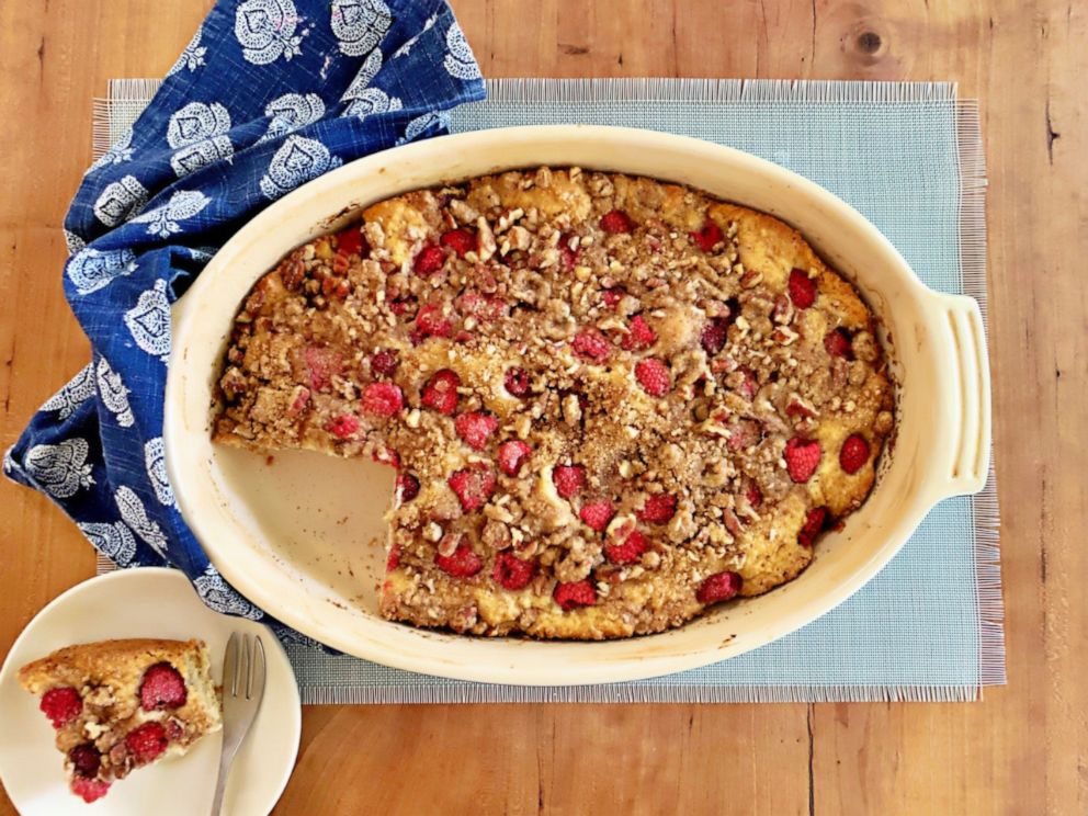 PHOTO: A lemon raspberry buckle is a perfect Easter and springtime dessert.