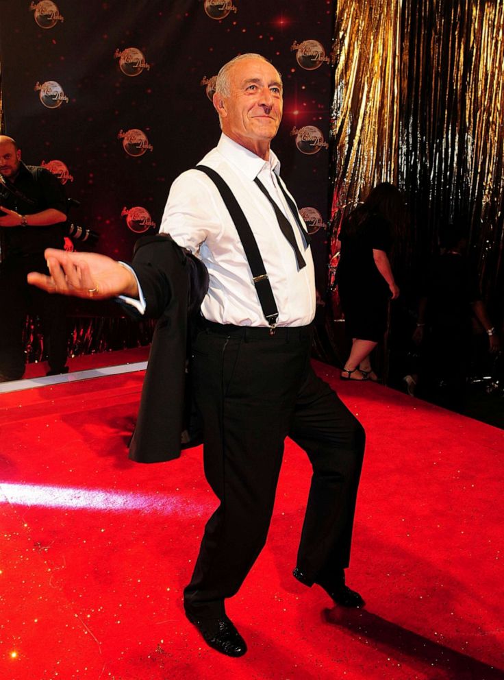 PHOTO: Len Goodman poses as he arrives for the 
