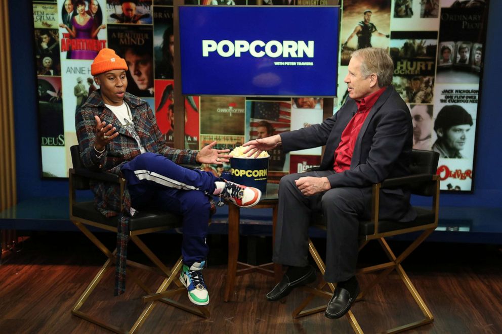 PHOTO: Lena Waithe appears on "Popcorn with Peter Travers" at ABC News studios, November 19, 2019, in New York City.