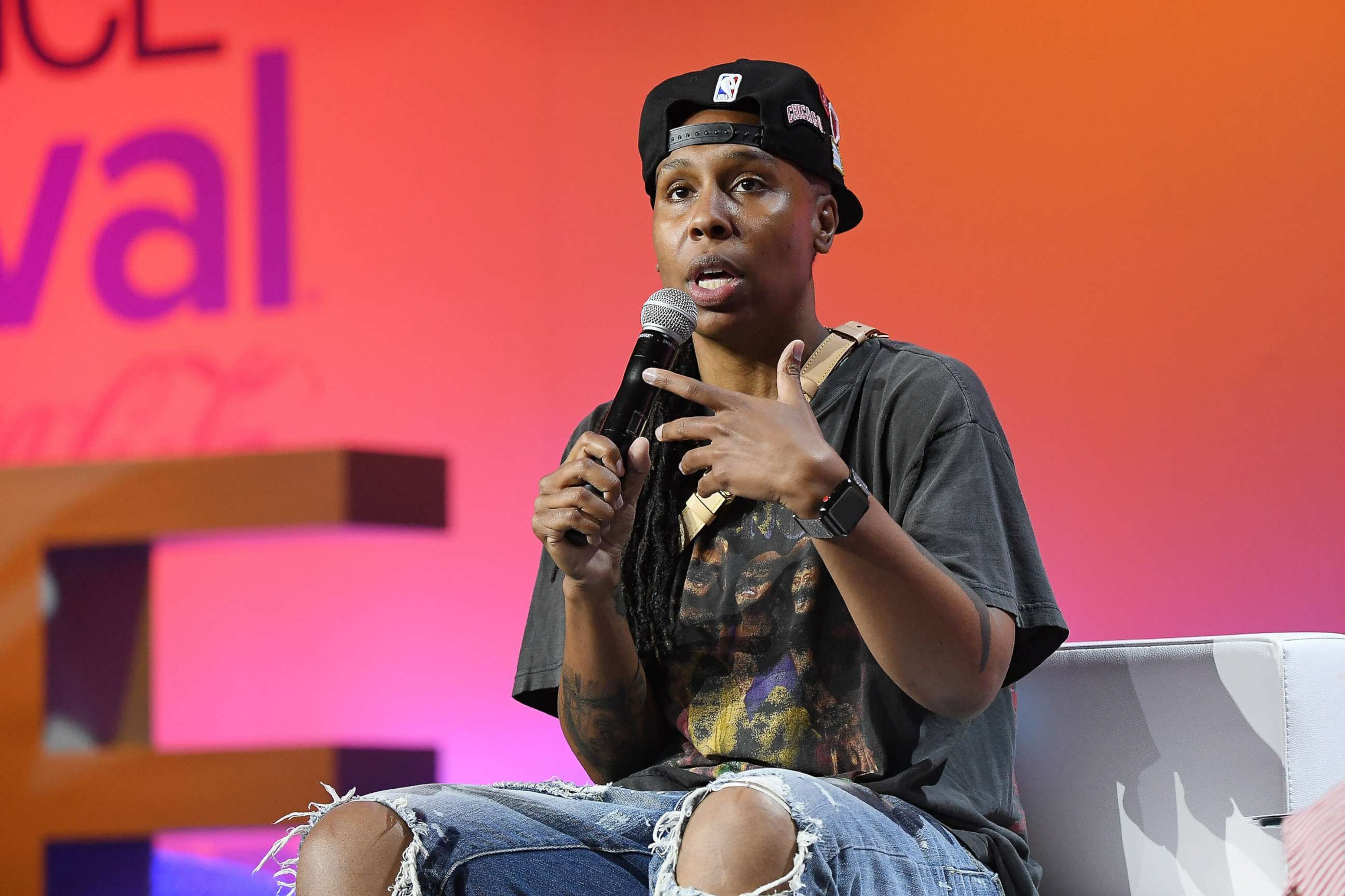 PHOTO: Lena Waithe speaks onstage during the 2018 Essence Festival presented by Coca-Cola at Ernest N. Morial Convention Center, July 6, 2018, in New Orleans.