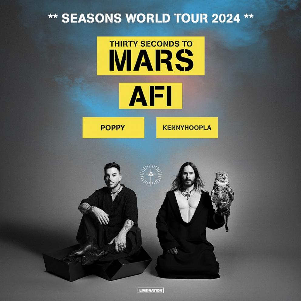 PHOTO: Seasons World Tour 2024, "Thirty Seconds to Mars."