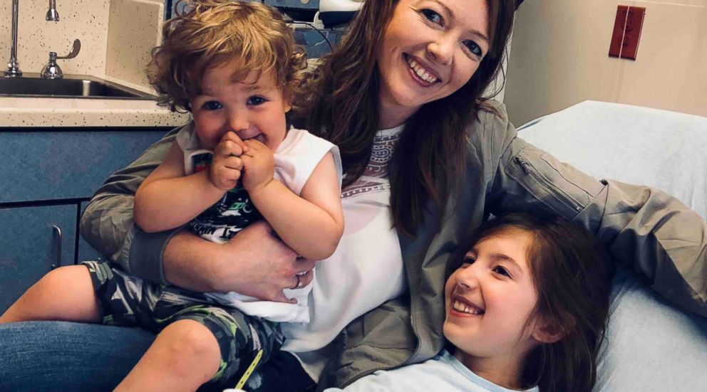 PHOTO: Abigail Lewis, 8, seen in an undated photo with her mom, Alyssa Lewis, and brother Kendryck Lewis, 2.