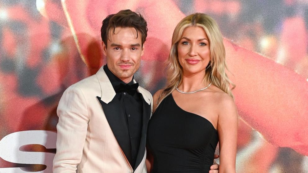 PHOTO: In this March 16, 2023 file photo, Liam Payne and Kate Cassidy arrive at the "All Of Those Voices" UK Premiere at Cineworld Leicester Square in London.