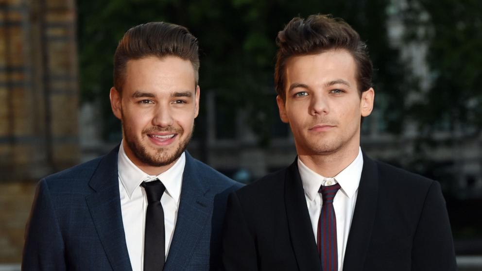 PHOTO: Louis Tomlinson and Liam Payne attend the Believe in Magic Cinderella Ball at Natural History Museum on Aug. 10, 2015 in London.